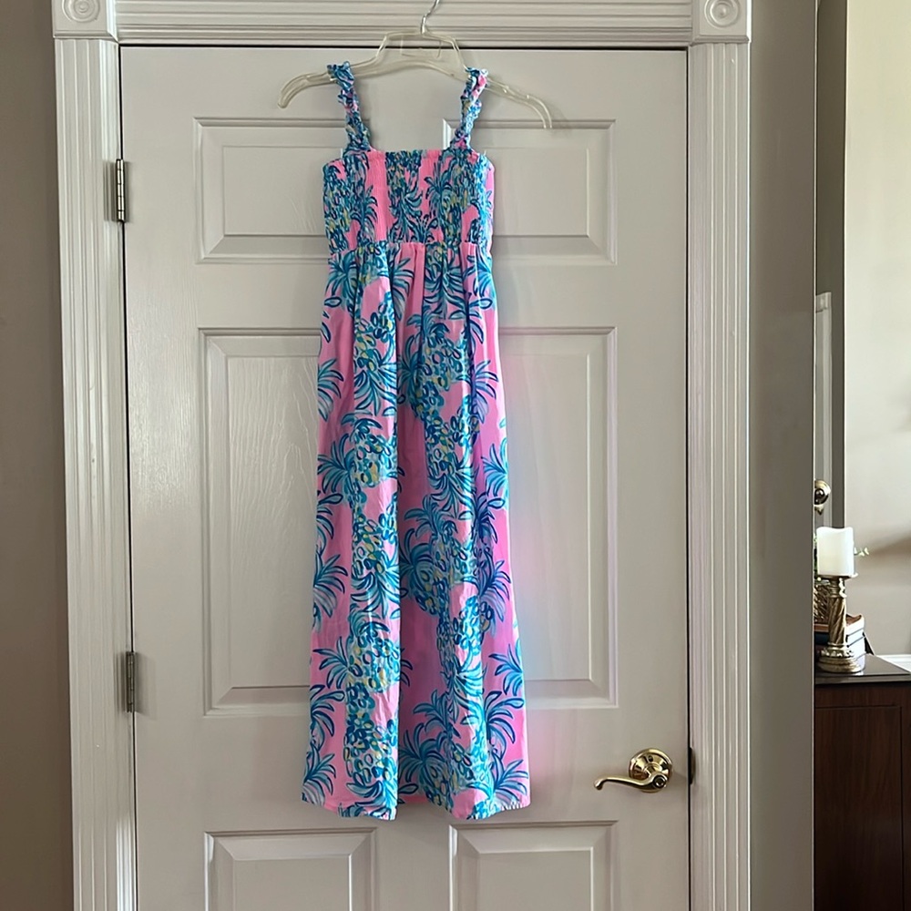 New without tags Lilly Pulitzer Girls “Jeanie” smocked sundress, Sz. 10!